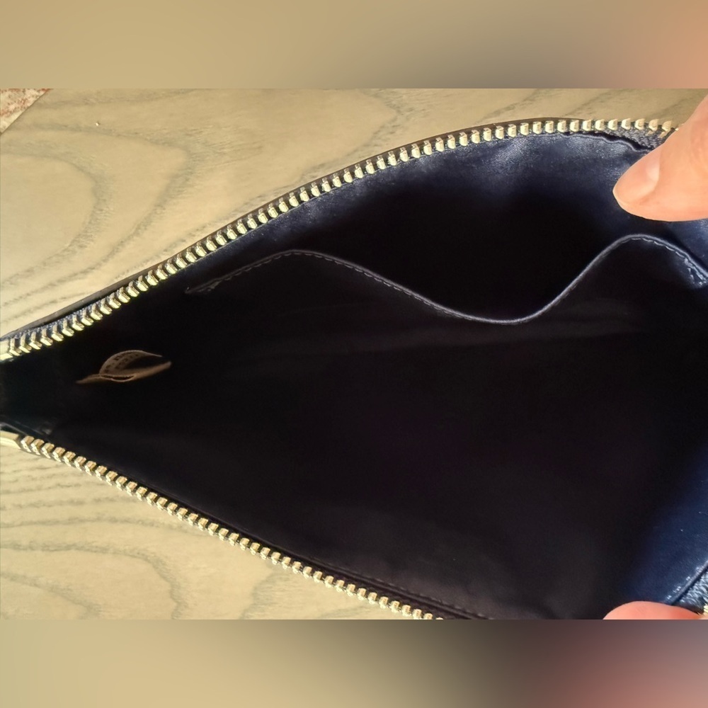 Coach Darcy Bow East West Crossbody Bag – Royal Blue Leather, Silver Hardware - Picture 5 of 6
